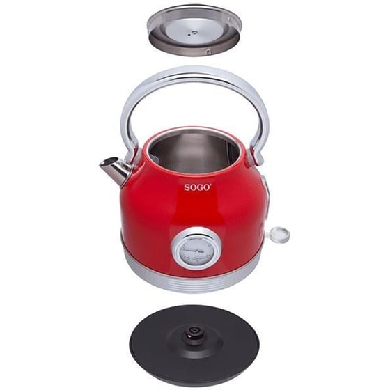 SOGO KET-SS-7760 2200 W 1.8 L Κόκκινο Βραστήρας image 3