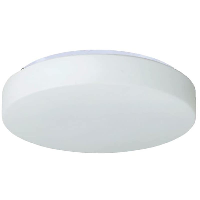ACA DECOR Φωτιστικό Πλαφονιέρα Aca Parfait V287071c34 από Μέταλλο/Γυαλί - Λευκό