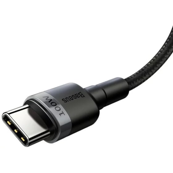 Καλώδιο δεδομένων Baseus Catklf-alg1 Usb to Usb-C 5A 100W 2m - Black image 3