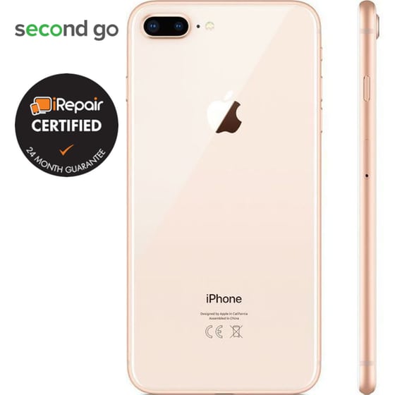 Μεταχειρισμένο Apple iPhone 8 Plus 64GB Gold second go Certified by iRepair image 3