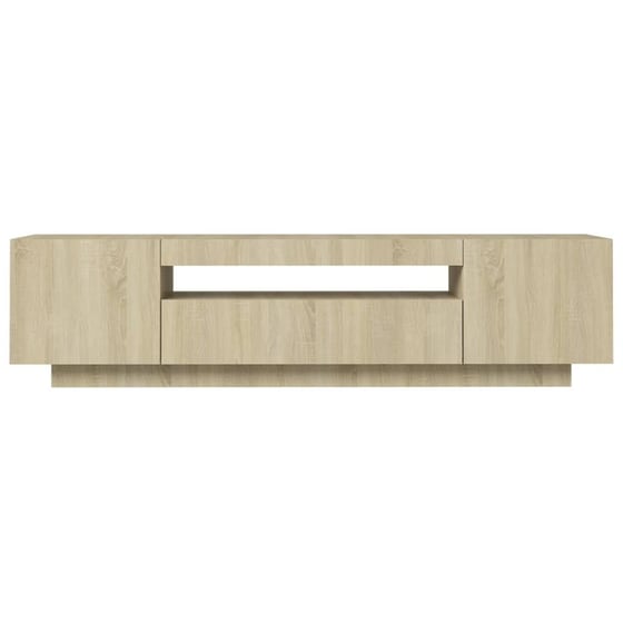 Έπιπλο Τηλεόρασης VidaXLαπό Μοριοσανίδα 160x35x40 cm - Μπεζ image 8