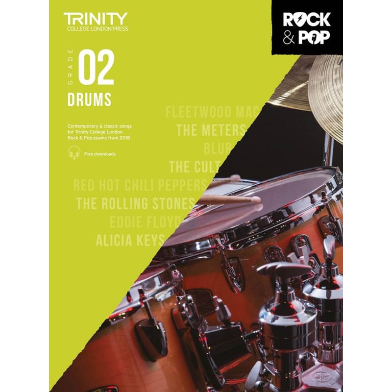 Trinity College London Rock Pop 2018 Drums Grade 2