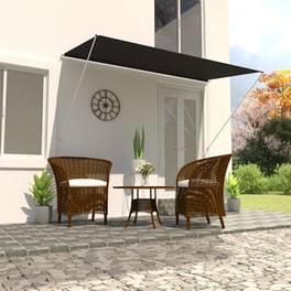 Τέντα Vidaxl Συρόμενη 350x150cm - Ανθρακί