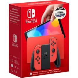 Nintendo Switch OLED Model Mario Red Edition Super Mario Bros. Wonder Bundle