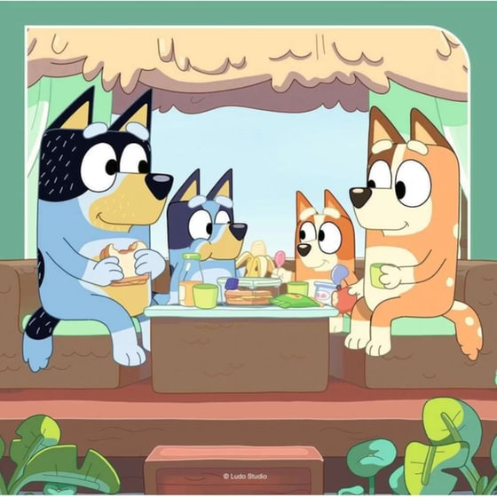 Παζλ Bluey Ravensburger (3X49 Κομμάτια) image 1