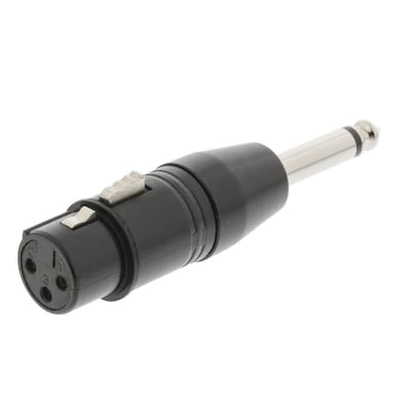 NEDIS Nedis Cotp15940bk Xlr Adapter Mono Xlr 3-pin Female - 6.35 Mm Male Black 233-0744