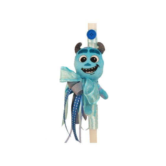 Λαμπάδα WHITEHOUSE DISNEY Sulley Μπαμπούλας ΑΕ με Λούτρινο image 0