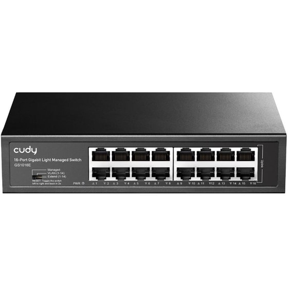 Cudy GS1016E Managed L2 Switch με 16 Θύρες Gigabit (1Gbps) Ethernet image 0