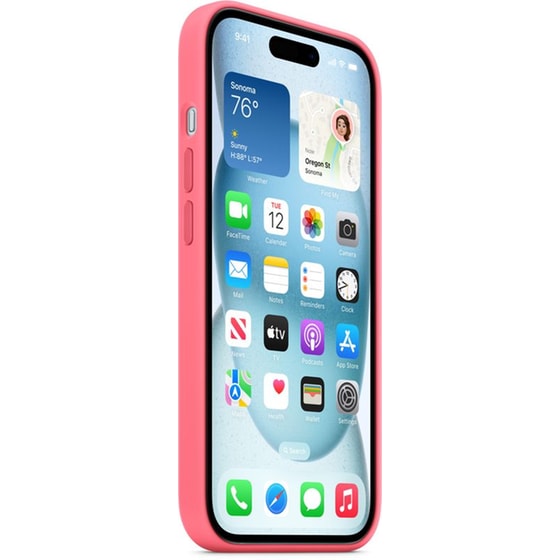 Θήκη Apple iPhone 15 - Apple Silicone Case with MagSafe - Pink image 1