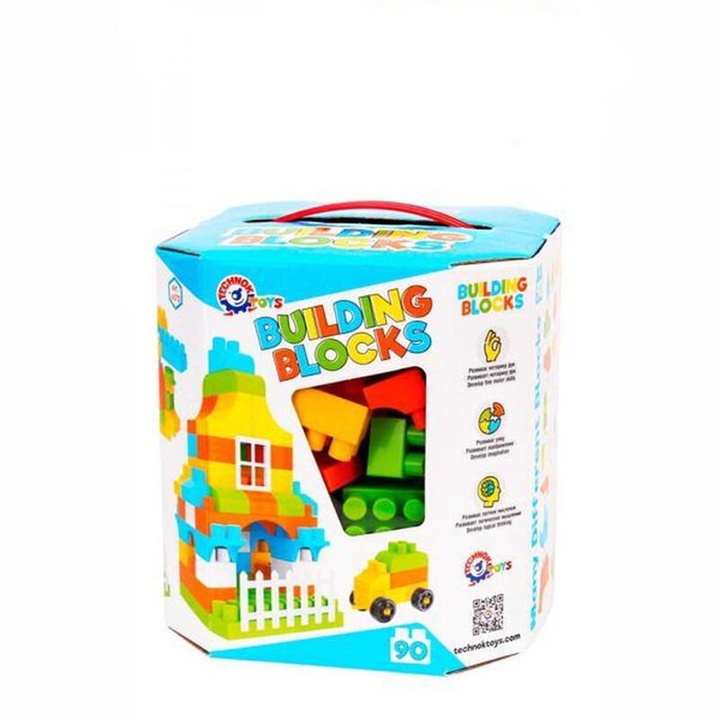 TECHNOK TOYS Technok Τουβλάκια - 90 Τεμάχια