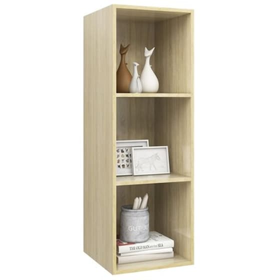 Έπιπλο Τηλεόρασης VidaXL από Μοριοσανίδα  37x37x107cm - Μπεζ image 3
