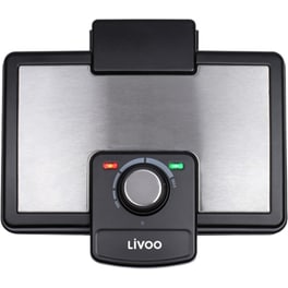 Βαφλιέρα LIVOO DOP217 800 W 2 Θέσεων Μαύρο