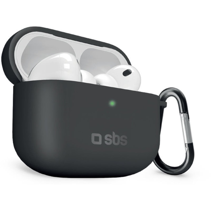 Θήκη Ακουστικών SBS Silicone για Apple Airpods Pro 3 - Μαύρο