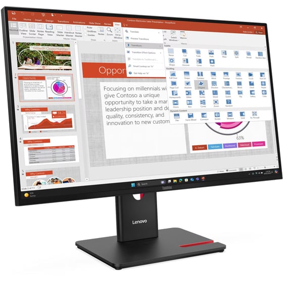 Lenovo ThinkVision T27-40 27" Full HD IPS 120Hz 6ms image 1