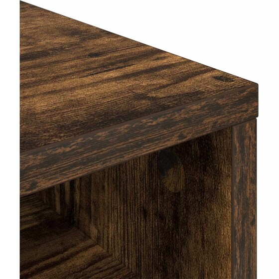 Έπιπλο Τηλεόρασης VidaXL με Συρτάρι 72 x 22,5 x 38 cm - Καπνιστή Δρυς image 8
