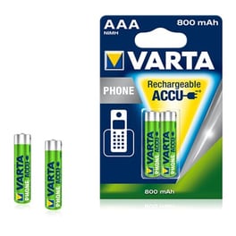 Επαναφορτιζόμενες Μπαταρίες Varta AAA NiMH 800mAh 1.2 V 2 τεμάχια