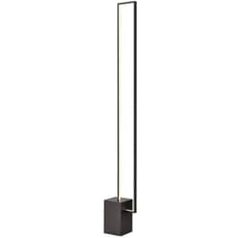 Φωτιστικό Δαπέδου Led Aca Aelia Pn30ledfbk από Αλουμίνιο 20x14x150 cm - Μαύρο