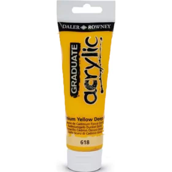 Χρώμα Ακρυλικό Daler Rowney Cad Yellow 120Ml image 0