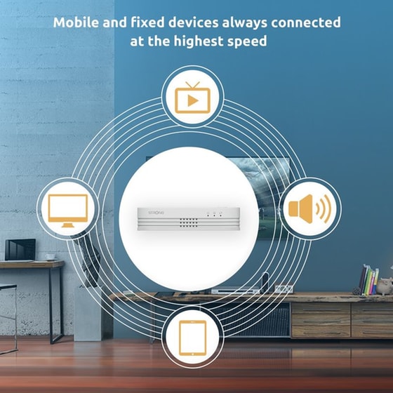 Strong Wifi Mesh Home Kit Atria 1200 V2, 1200mbps Dual Band, 3τμχ image 4