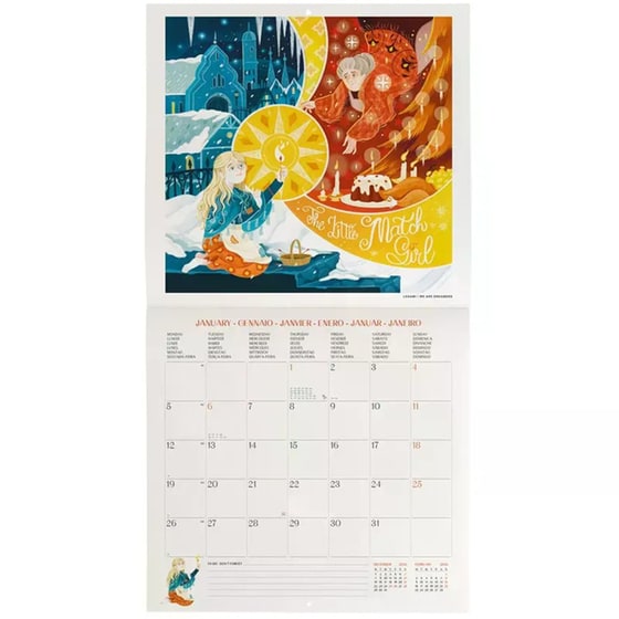 Ημερολόγιο Τοίχου Legami 2026 Once Upon a Time 30x29cm image 1