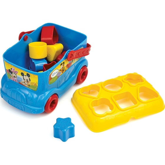 Βρεφικό Παιχνίδι Λεωφορειάκι Baby Clementoni Disney Mickey με Σχήματα (1000-14395) image 1