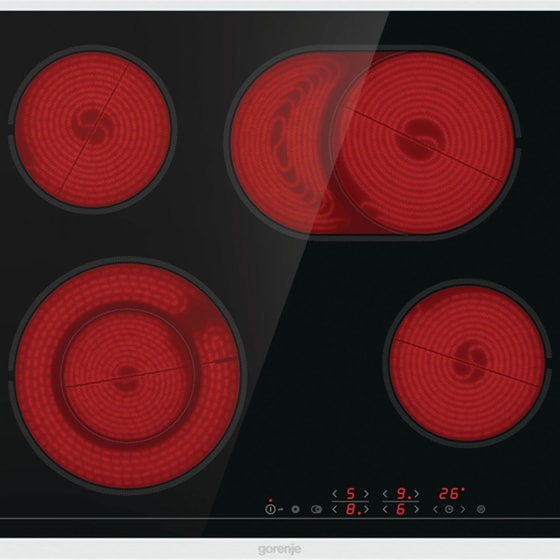 GORENJE BOS6737E06BG & ECT43X 77 Lt Μαύρο Eντοιχιζόμενο Σετ Φούρνος και Εστία image 5