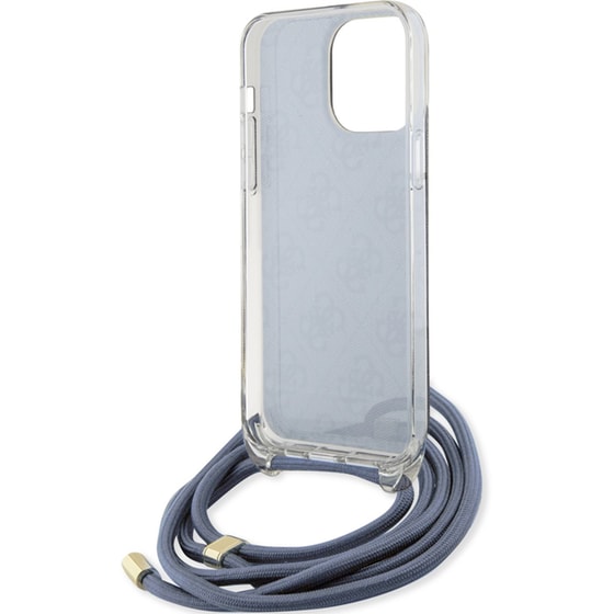 Guess “4g Logo Collection” Crossbody Hard Case Θήκη Προστασίας Από Σιλικόνη Με Λουράκι – Iphone 15 Pro Max (μπλε – Guhcp15xhc4seb) image 6
