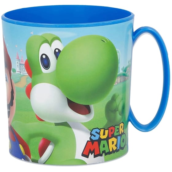 Παιδική Κούπα Gim Micro Super Mario από Πλαστικό 350 ml 1 τχμ σε Διάφορα Σχέδια - Μπλε image 2
