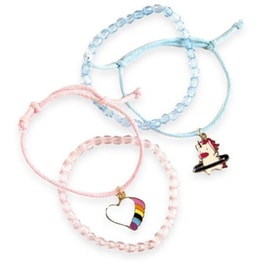 Martinelia Door Hanger Bracelets – 4 Βραχιολάκια Καρδιά Μονόκερος Ηλικία 3+ (8901b) Διαφορα Σχέδια