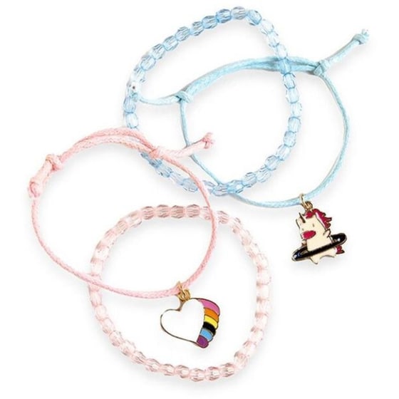 Martinelia Door Hanger Bracelets – 4 Βραχιολάκια Καρδιά Μονόκερος Ηλικία 3+ (8901b) Διαφορα Σχέδια image 0