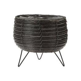 Κασπώ με Βάση Spitishop από Πλαστικό φ20.5x19.5cm - Ανθρακί