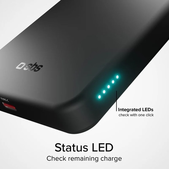Powerbank SBS Magnetic 5.000mAh Slim - Black image 5