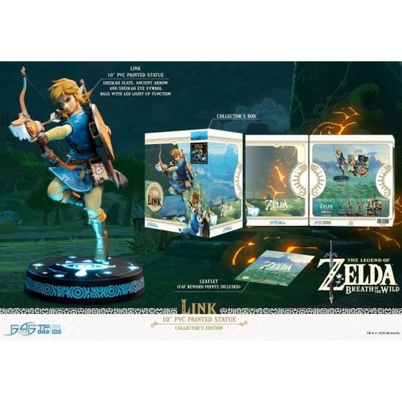 The Legend Of Zelda Breath Of The Wild Pvc Statue Link Collectors Edition 25 Cm
