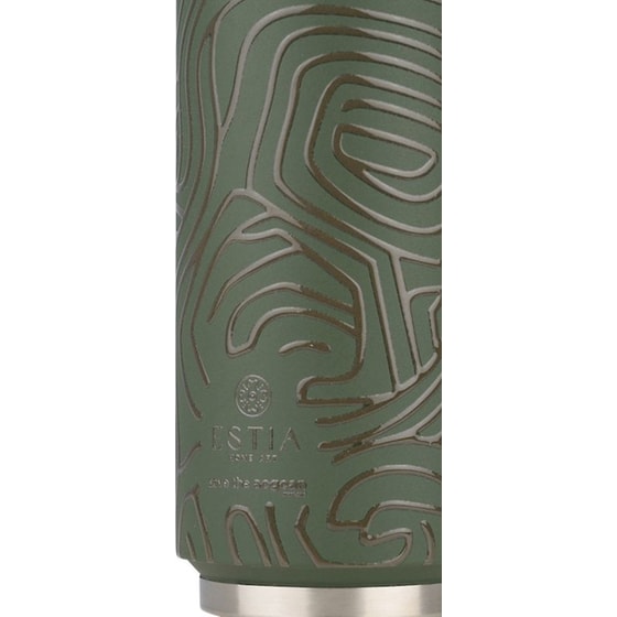 Θερμός Travel Cup Estia Home Art Save the Aegean Olive Flow 500ml image 2