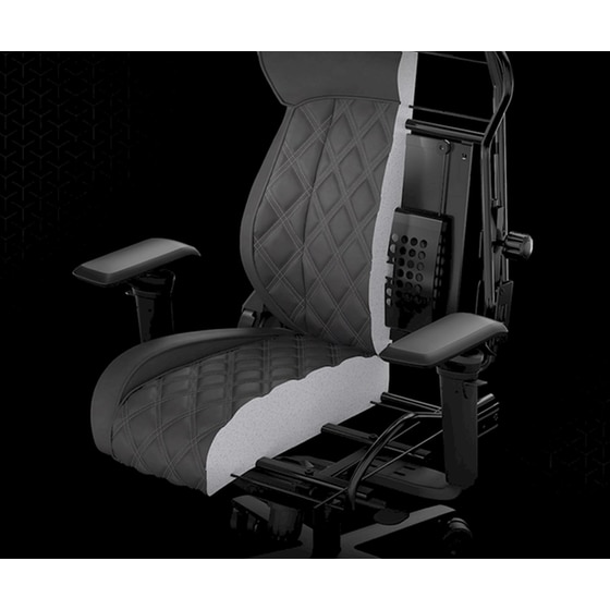 Καρέκλα Gaming Corsair TC500 Luxe Fabric Shadow από Ύφασμα - Μαύρο image 7