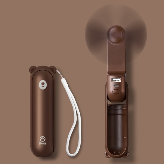 Ανεμιστήρας Χειρός JisuLife Life8 Plus 1.2W - Chocolate image 1