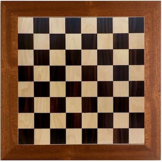 Σκακιερα Ξυλινη Απο Εβενο 38x38cm image 0