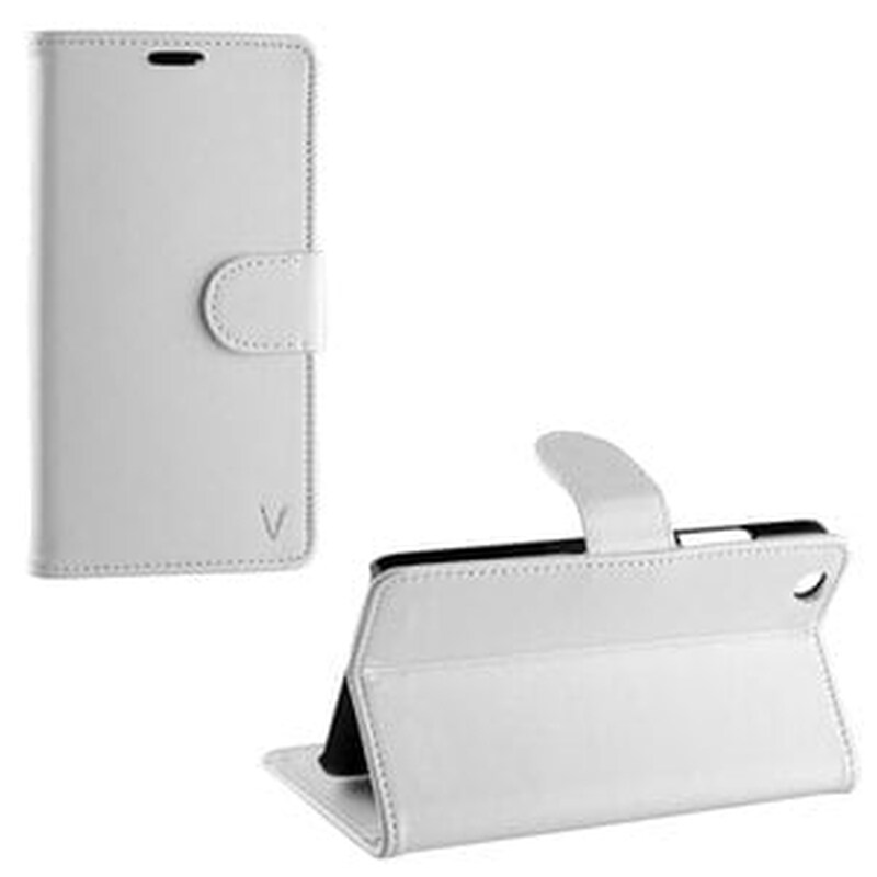 Θήκη Honor 5X - Volte-Tel Leather Book - Stand White VOLTE-TEL