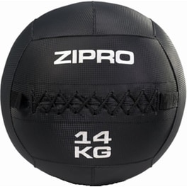 Μπάλα Wall Zipro Κατάλληλη για Ενδυνάμωση 14 kg 35 cm από PVC - Μαύρο