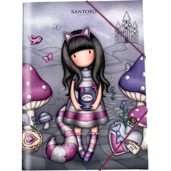 Φάκελος GRAFFITI Με Λάστιχο 25 x 35 Gorjuss image 2