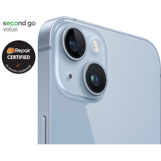 Μεταχειρισμένο Apple iPhone 14 256GB Blue second go value Certified by iRepair image 5