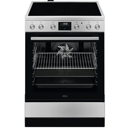 AEG CCB6442OBM SurroundCook 73 Lt Inox Ηλεκτρική Κουζίνα Κεραμική