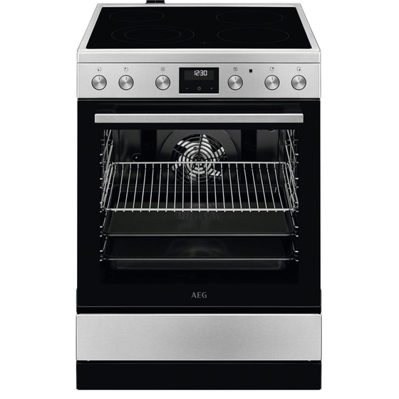 AEG CCB6442OBM SurroundCook 73 Lt Inox Ηλεκτρική Κουζίνα Κεραμική image 0