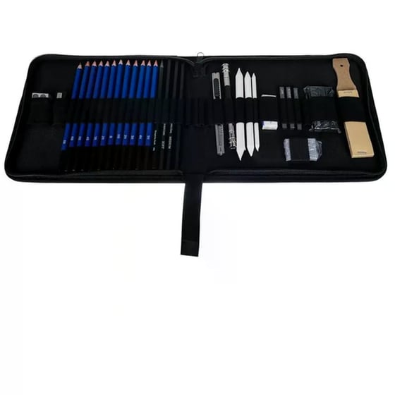 Σετ Ζωγραφικής Aria&nbsp;Trade Σκιτσογραφίες&nbsp;Κασετίνα&nbsp;(32 Τεμάχια) image 4