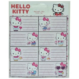 Αυτοκόλλητες Ετικέτες GIM Hello Kitty (2 Φύλλα - 16 Τεμάχια)