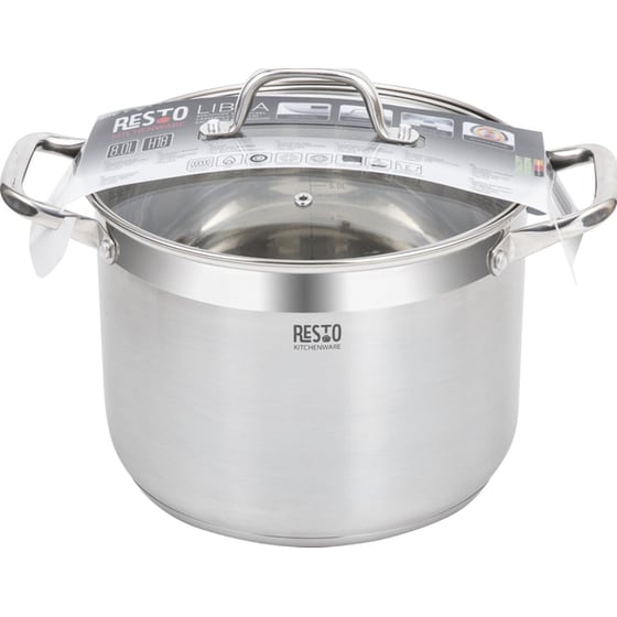 Κατσαρόλα Βαθιά RESTO Casserole-92006 από Ανοξείδωτο Ατσάλι 24 cm 8 L Inox image 4