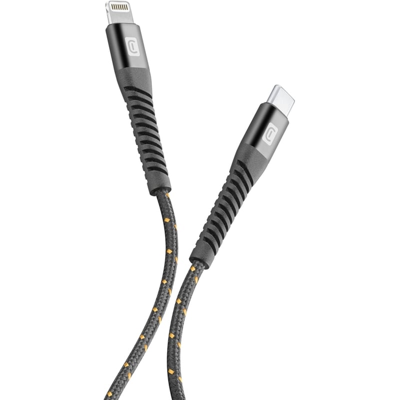 Καλώδιο Φόρτισης Cellular Line Tetra Force USB-C 2m - Black