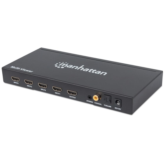 HDMI Switch Manhattan 207881 FHD Multiviewer 4 είσοδοι/1 έξοδος image 2