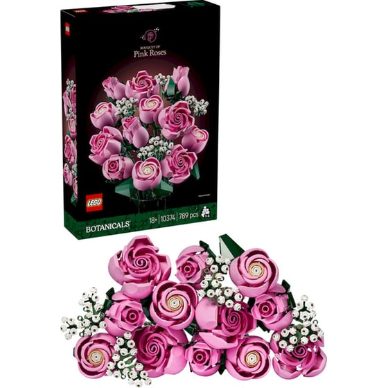 LEGO® Botanicals Bouquet Of Pink Roses (10374) image 2