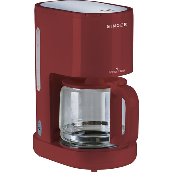 Καφετιέρα Φίλτρου SINGER Scarlet Rose CM-1000 SCR 1000 W 1.25 L Κόκκινο image 1